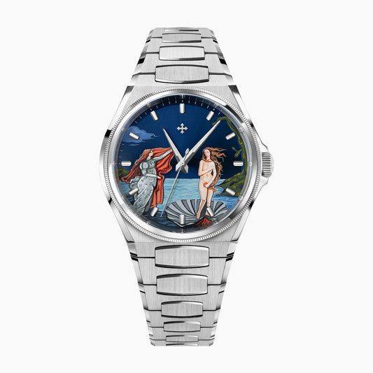 Venezianico Arsenale Venus – Hand-painted custom Arsenale 40 featuring Botticelli's Birth of Venus artwork, a bespoke timepiece by IFL Watches