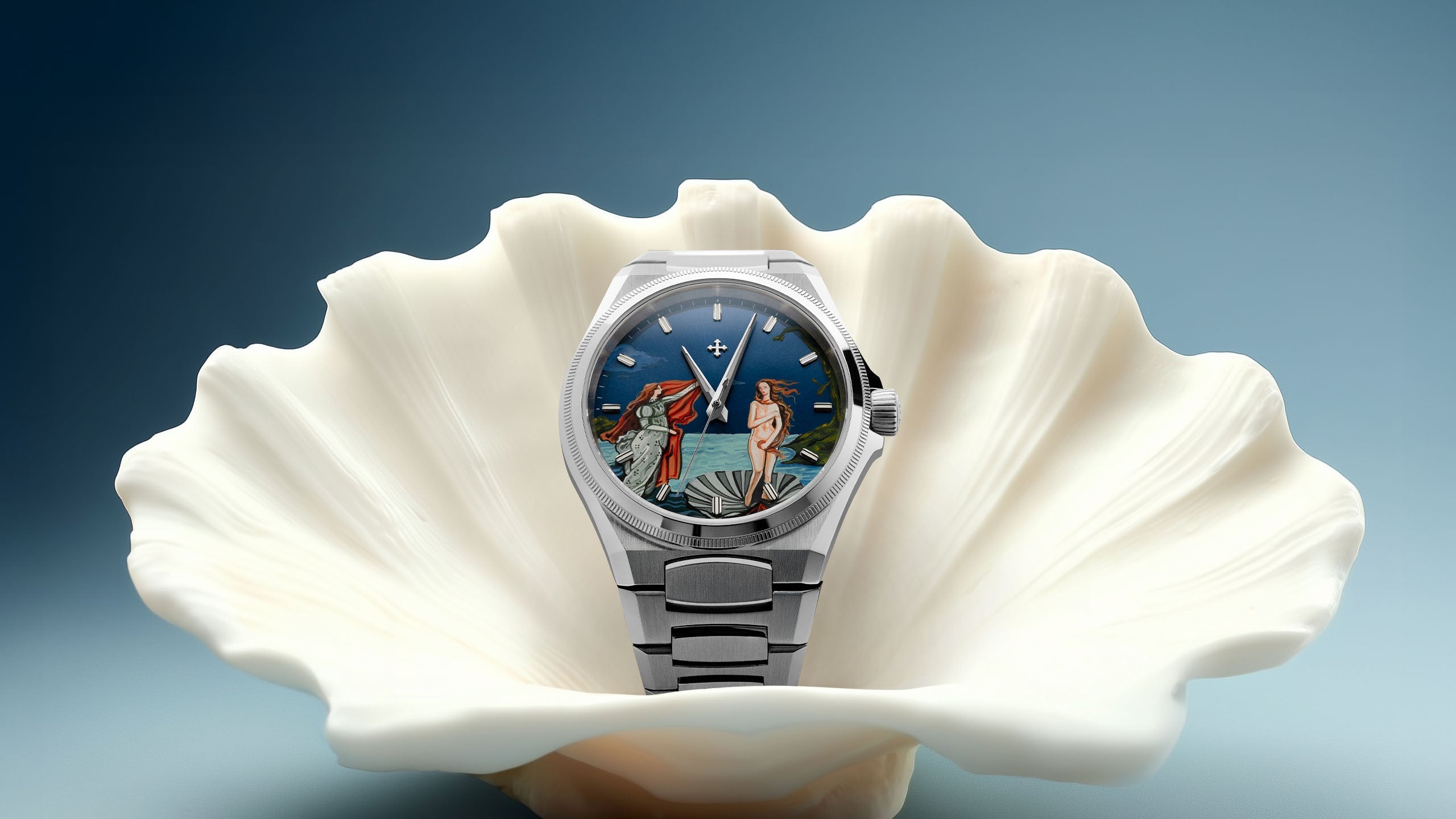 Venezianico Arsenale Venus – Artisan-customized Venezianico Arsenale with hand-painted Venus and Hora, a bespoke limited edition timepiece from IFL Watches