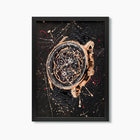 AP Code 1159 – A hand-painted carbon fibre wall art by artist Katy Barnfield.