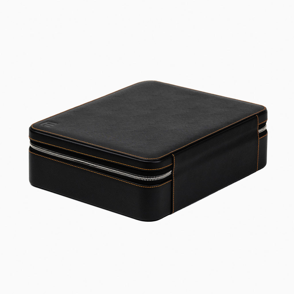 Black Saffiano Watch Box – Ten Watches