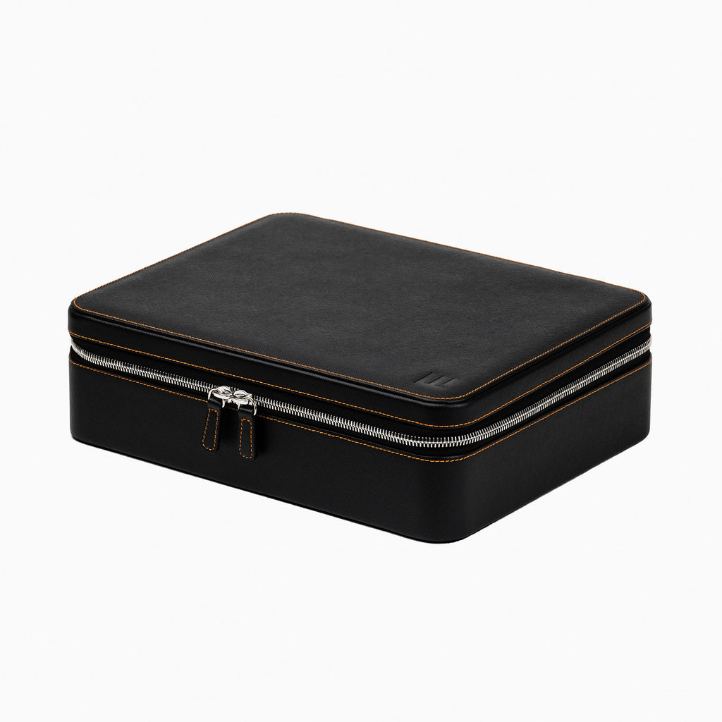 Black Saffiano Watch Box – Ten Watches