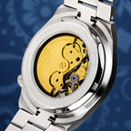 Citizen Tsuyosa Calavera Nocturna – Exhibition caseback showing Caliber 8210 automatic movement, limited edition by IFL Watches
