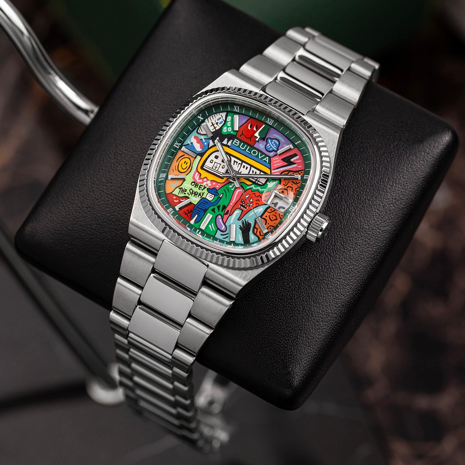 ◆BULOVA SUPER SEVILLE 腕時計 メンズ 10593 Bulova Super Seville Mural Verde – Bespoke Timepiece – IFL Watches