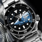 Deep Ocean Predator Concept by IFL Watches – Hand-painted shark-themed dial on the custom Seiko 5 Sports