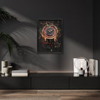 Jacob & Co Casino Roulette – A hand-painted carbon fibre wall art by artist Katy Barnfield.