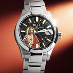 Ball Engineer M Ascension — Hand-painted Sacred Heart of Jesus rendered in classical devotional posture, customized limited edition by IFL Watches.