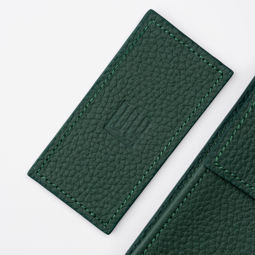 Olive Leather Watch Pouch