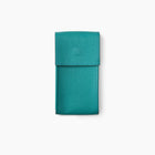 Teal Leather Watch Pouch