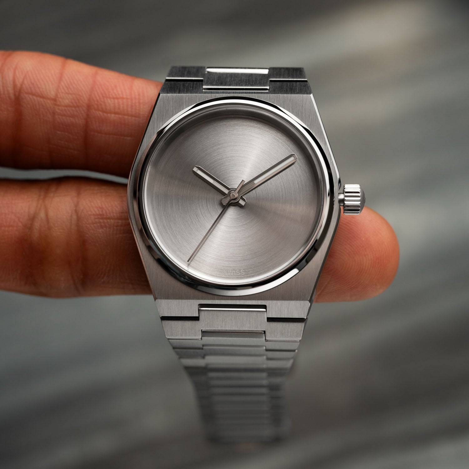 Tissot PRX Silver Bullet Concept—Swiss craftsmanship meets modern design with a 35mm case and custom dial on Tissot PRX by IFL Watches.