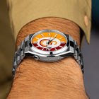 Citizen Tsuyosa 40 Aslanlar Sahada – Hand-painted custom Citizen Tsuyosa featuring Turkish football heritage in yellow and red, a bespoke timepiece by IFL Watches