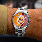 Citizen Tsuyosa 40 Aslanlar Sahada – Hand-painted custom Citizen Tsuyosa featuring Turkish football heritage in yellow and red, a bespoke timepiece by IFL Watches