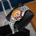 Citizen Tsuyosa 40 Aslanlar Sahada – Hand-painted custom Citizen Tsuyosa featuring Turkish football heritage in yellow and red, a bespoke timepiece by IFL Watches