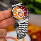 Citizen Tsuyosa 40 Aslanlar Sahada – Hand-painted custom Citizen Tsuyosa featuring Turkish football heritage in yellow and red, a bespoke timepiece by IFL Watches