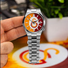 Citizen Tsuyosa 40 Aslanlar Sahada – Hand-painted custom Citizen Tsuyosa featuring Turkish football heritage in yellow and red, a bespoke timepiece by IFL Watches