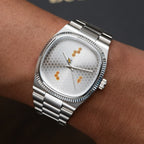 Bulova Super Seville Honeycomb – Hand-painted custom Bulova featuring honeycomb texture and bee seconds hand, a limited edition timepiece by IFL Watches