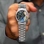 Citizen Tsuyosa 40 Le Loup – Hand-painted custom Citizen Tsuyosa 40mm with wolf artwork, a bespoke timepiece by IFL Watches