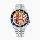 Seiko 5 Sports GMT Aslanlar Sahada – Hand-painted custom Seiko 5 Sports GMT featuring Turkish football heritage in yellow and red, a bespoke timepiece by IFL Watches