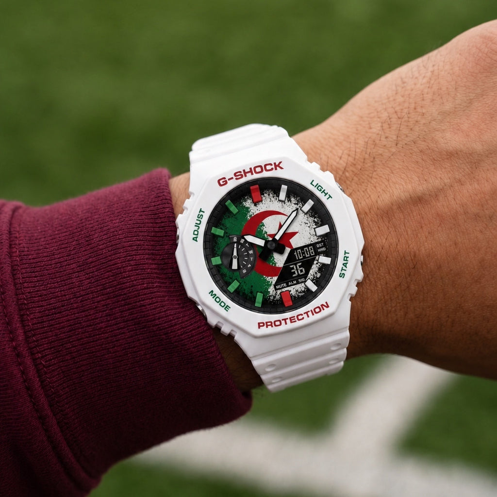 Casio G-Shock Algeria national flag watch by IFL Watches