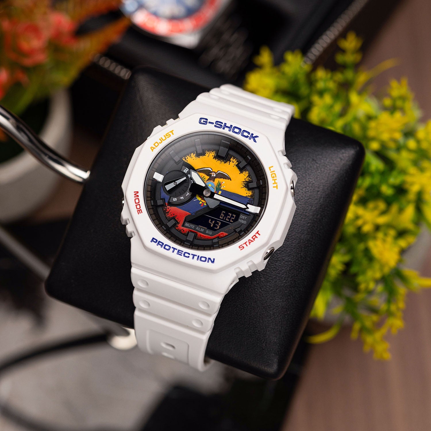 Custom Ecuador flag G-Shock wristwatch by IFL Watches