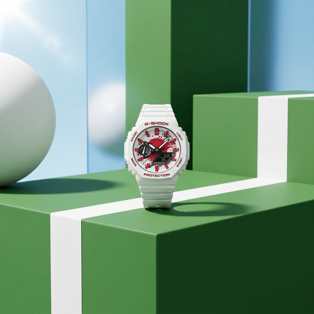 Custom Japan flag G-Shock wristwatch by IFL Watches
