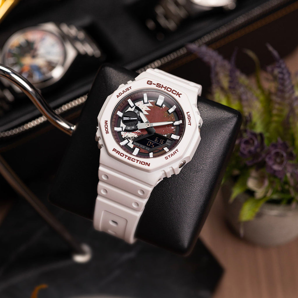 Casio G-Shock Qatar — Qatar flag custom G-Shock, lifestyle image by IFL Watches