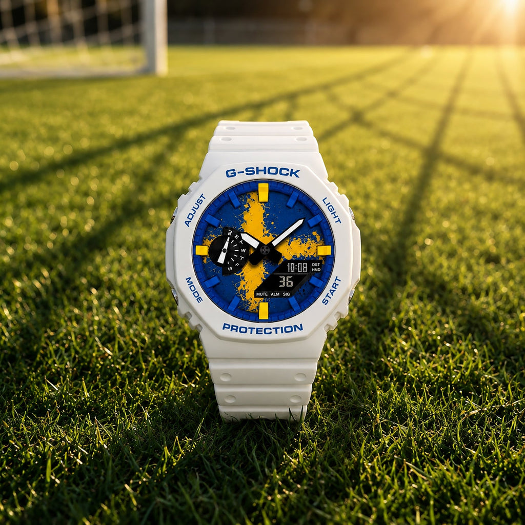 Casio G-Shock Sweden national flag watch by IFL Watches