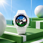 Casio G-Shock Uzbekistan flag dial watch, customized by IFL Watches