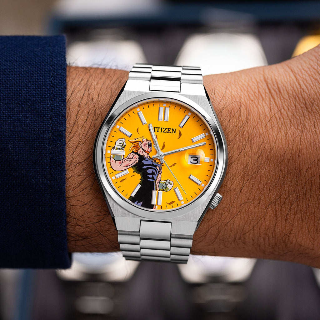 Final Atonement Concept – Hand-customized Citizen Tsuyosa Automatic featuring anime warrior artwork, a bespoke timepiece by IFL Watches