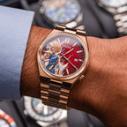 Royal Rage Concept – Rose gold Citizen Tsuyosa transformed with hand-painted power transformation artwork, a unique bespoke creation by IFL Watches