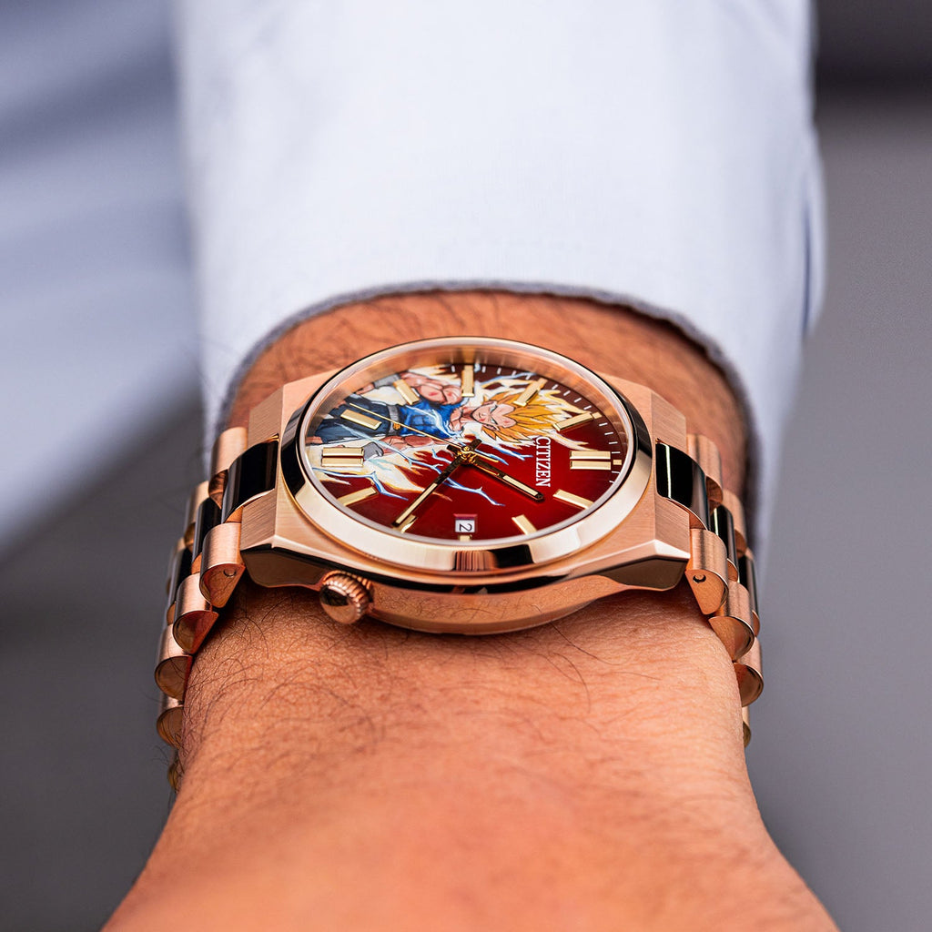 Royal Rage Concept – Rose gold Citizen Tsuyosa transformed with hand-painted power transformation artwork, a unique bespoke creation by IFL Watches