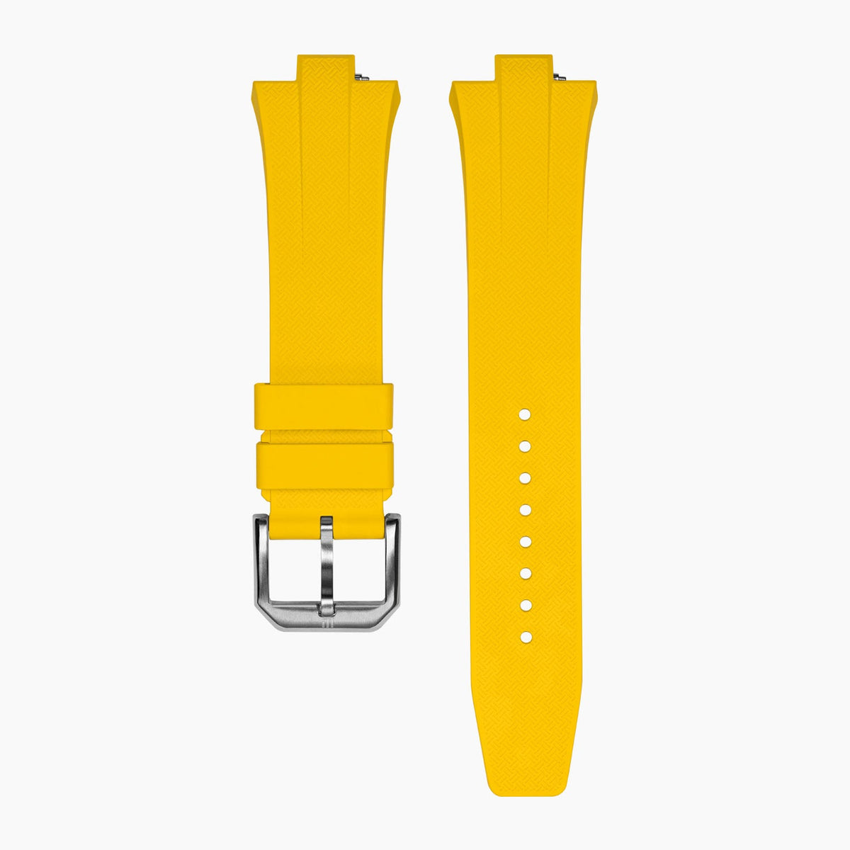 Citizen Tsuyosa Strap – Yellow fluoroelastomer (FKM) strap with pin buckle