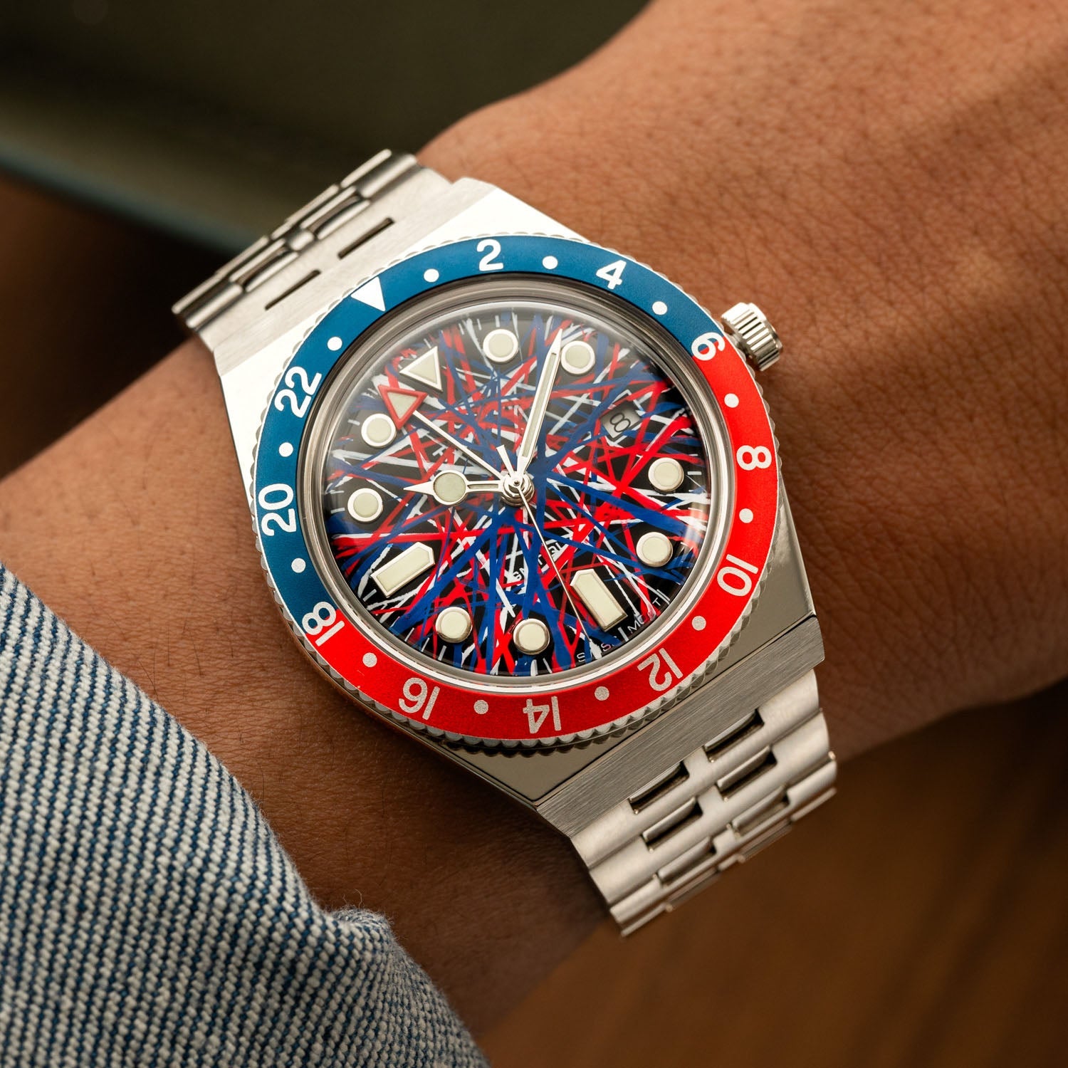 Timex Q GMT Crimson Tide – Custom Timepiece – IFL Watches