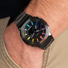 G-Shock CasiOak Black Metal Rainbow