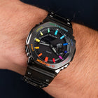 G-Shock CasiOak Black Metal Rainbow