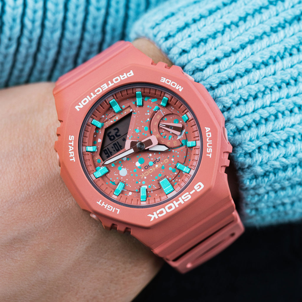 G-Shock CasiOak Coral Tiffany Sky