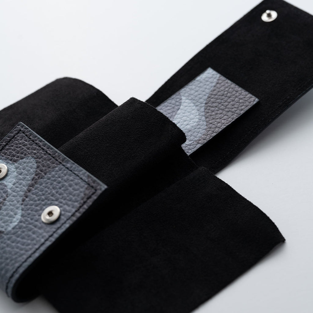Stealth Camo Chronovault – Premium Leather Watch Pouch