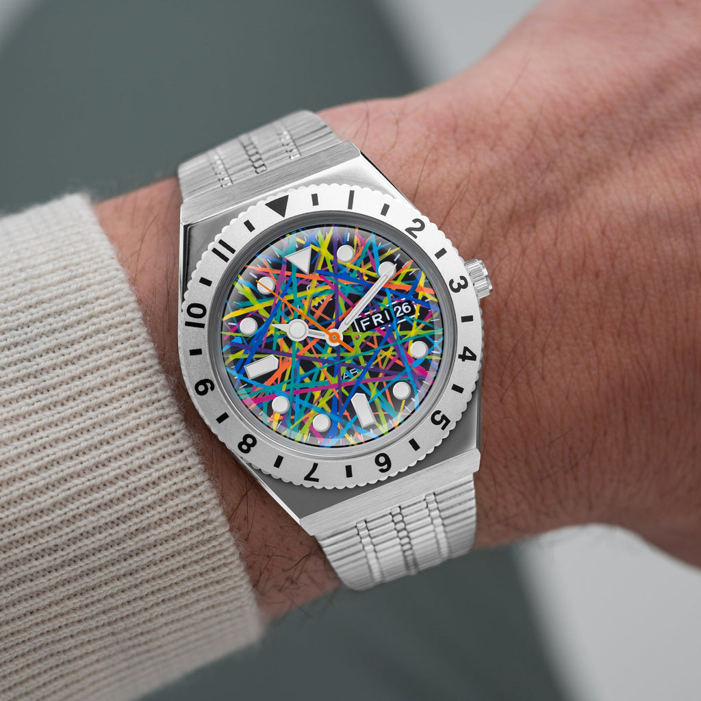 Timex Q Prism – Exclusive hand-painted timepiece from Timex Q Diver Custom Collection