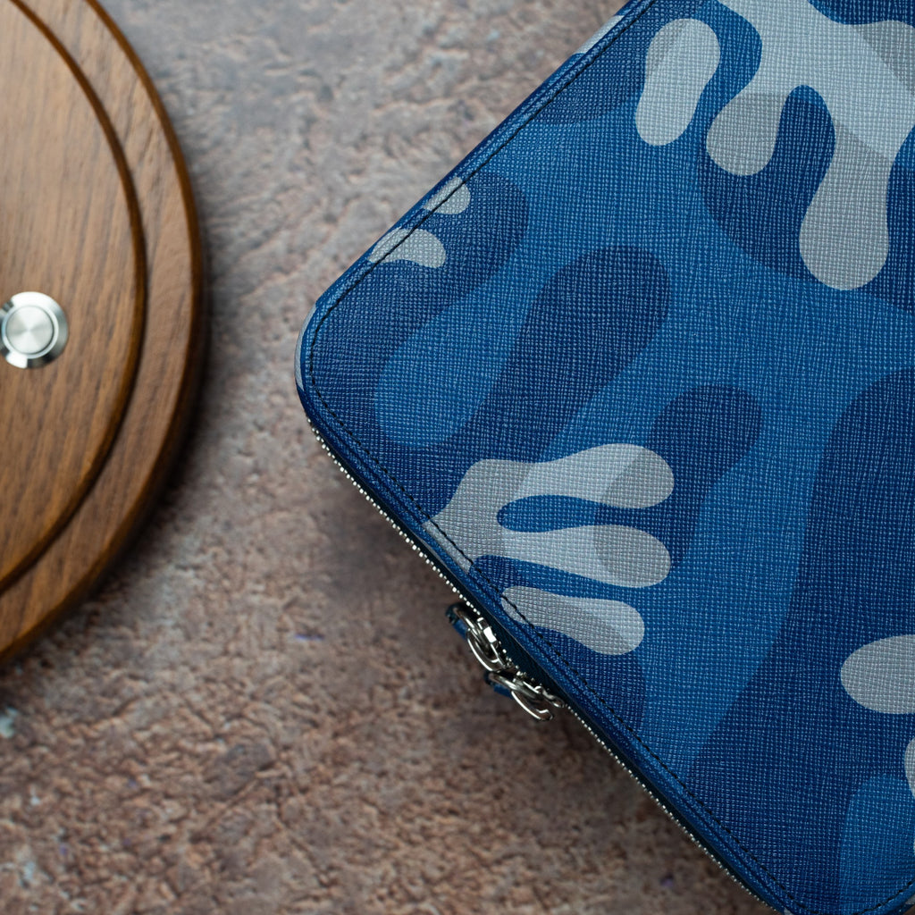 Blue Camo Watch Box – Six Watches