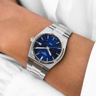 PRX Midnight Sky Concept – hand-painted custom Tissot PRX Blue Dial 35mm watch with abstract artwork, limited edition by IFL Watches.